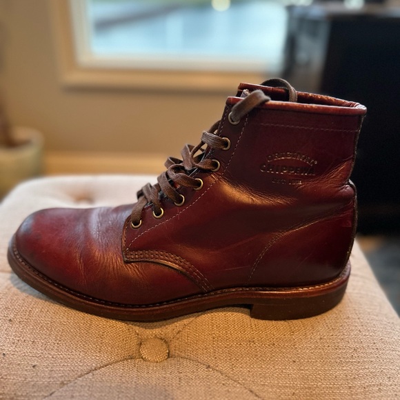Chippewa Heritage Service Boots Oxblood - Picture 3 of 11